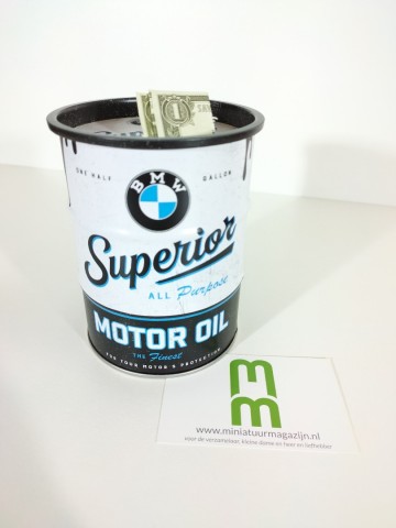 Bmwoilbarlsavingscan3miniatuurmagazijnschaalmodellenspeelgoedmerchandise