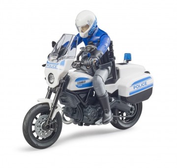 Bruderscramblerducatipolitiemotorfiets4miniatuurmagazijnschaalmodellenspeelgoedmerchandise
