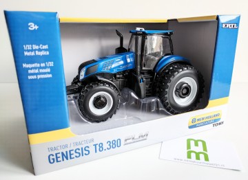 Ertl132newhollandt8380genesisrowcropduals3miniatuurmagazijnschaalmodellenminiaturenspeelgoedmerchandise