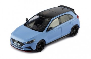 Ixo143 moc33522 hyundaii30n2022 blauw1 miniatuur magazijn schaalmodellen speelgoed merchandise
