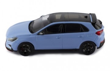 Ixo143 moc33522 hyundaii30n2022 blauw2 miniatuur magazijn schaalmodellen speelgoed merchandise