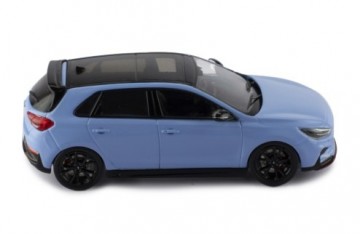 Ixo143 moc33522 hyundaii30n2022 blauw3 miniatuur magazijn schaalmodellen speelgoed merchandise