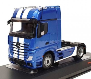 Ixo143mercedesbenzactrosmp4blauw1miniatuurmagazijnschaalmodellenspeelgoedmerchandise