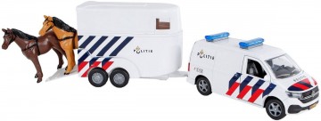 Kidsglobe520494vwtransporterpaardentrailerpolitienlb