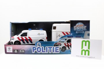 Kidsglobe520494vwtransporterpaardentrailerpolitienlb2miniatuurmagazijnschaalmodellenspeelgoedmerchandise