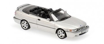 Maxichamps 940170831 143 saab aerocabriolet 2001 silver 1 miniatuur magazijn schaalmodellen speelgoed merchandise