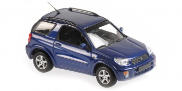 Maxichamps143 940166000 toyotarav42000 blauw1 miniatuur magazijn schaalmodellen speelgoed merchandise