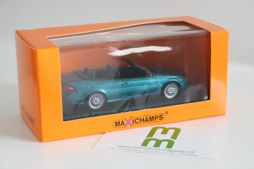 Maxichamps143volvoc70cabrio1998blauw2miniatuurmagazijnschaalmodellenspeelgoedmerchandise