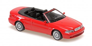 Maxichamps143volvoc70cabrio1998rood1miniatuurmagazijnschaalmodellenspeelgoedmerchandise