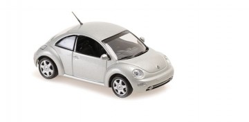 Maxichaps143 1940058000 vwnewbeetle1998 zilver miniatuur magazijn schaalmodellen speelgoed merchandise
