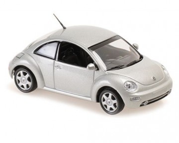 Maxichaps143 1940058000 vwnewbeetle1998 zilver1 miniatuur magazijn schaalmodellen speelgoed merchandise