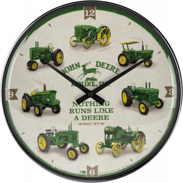 Na51094 clockjohndeerenostalicmodels miniatuur magazijn schaalmodellen speelgoed merhcandise