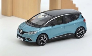 Norev143 517735 renaulscenicceleste2016 blauw1 miniatuur magazijn schaalmodellen speelgoed merchandise