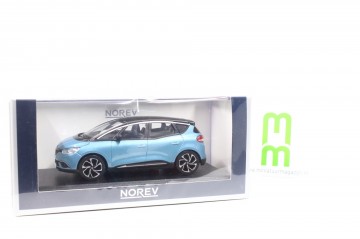 Norev143 517735 renaulscenicceleste2016 blauw2 miniatuur magazijn schaalmodellen speelgoed merchandise