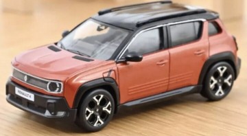 Norev143renault4etech2025bruin1miniatuurmagazijnschaalmodellenspeelgoedmerchandise