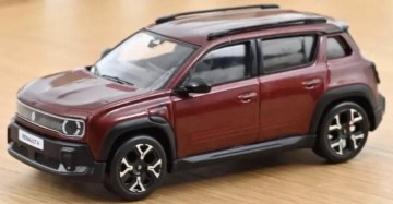 Norev143renault4etech2025rood1miniatuurmagazijnschaalmodellenspeelgoedmerchandise