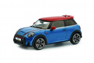 Sol143 s4315003 minicooperjohnworks2023 blauw1 miniatuur magazijn schaalmodellen speelgoed merchandise