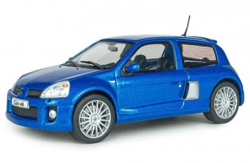 Sol4318101143renaultclio2003v6ph2blauw1miniatuurmagazijnschaalmodellespeelgoemerchandise