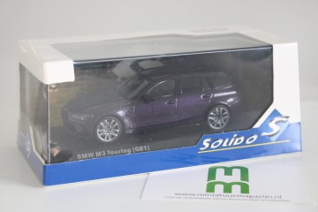 Solido143bmwm3 touringg812023paars6miniatuurmagazijnschaalmodellenspeelgoedmerchandise
