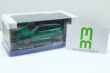 Solido143bmwm5touringg992024groen6miniatuurmagazijnminiaturenspeelgoedmerchandise