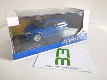Solido143fordfocusrs2010blauw6miniatuurmagazijnminiaturenspeelgoedmerchandise