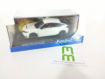 Solido143honda civictyper2022wit8miniatuurmagazijnschaalmodellenspeelgoedmerchandise