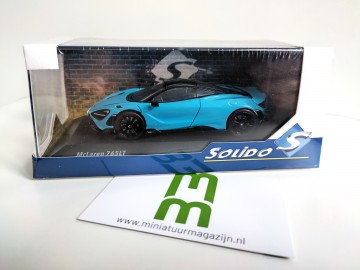 Solido143mclaren765lt2020blauw6miniatuurmagazijnminiaturenspeelgoedmerchandise