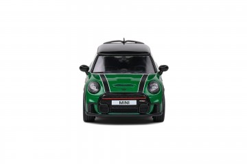 Solido143minicooper2023johnworksgroen4miniatuurmagazijnschaalmodellenspeelgoedmerchandise