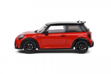 Solido143minicooper2023johnworksrood3miniatuurmagazijnschaalmodellenspeelgoedmerchandise