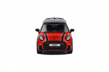 Solido143minicooper2023johnworksrood4miniatuurmagazijnschaalmodellenspeelgoedmerchandise