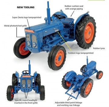 Uh6273132fordsonsuperdexta19624miniatuurmagazijnschaalmodellenspeelgoedmerchandise