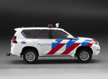 Vitesse143toyotalandcruiserprado2018politienl3miniatuurmagazijnschaalmodellenspeelgoedmerchandise